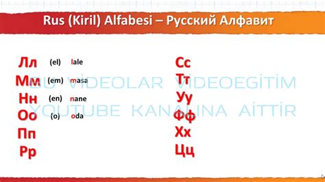 rusça çeviri türkçe okunuşlu
